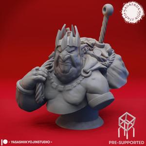 Grinkle the Goblin King – Bust (Pre-Supported)