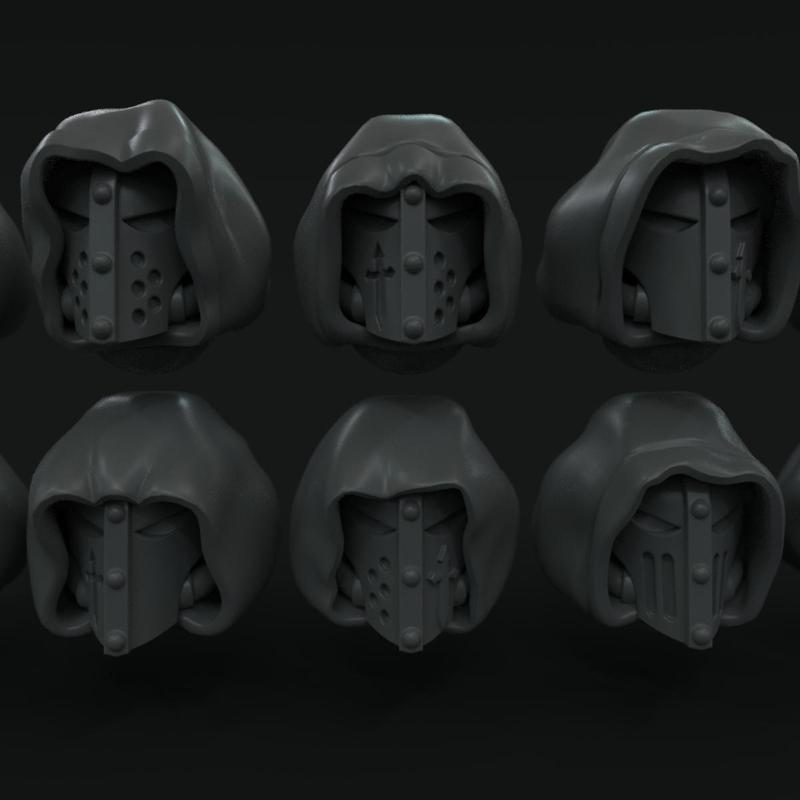 Gloomy Angels hooded helmet variety pack