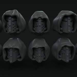 Gloomy Angels hooded helmet variety pack