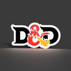 Dungeons and Dragons D&D Lightbox LED Lamp