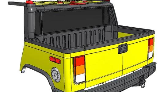 3D PRINTED RC CAR HUMMER H2 SUT Conversion kit by AN3DRC