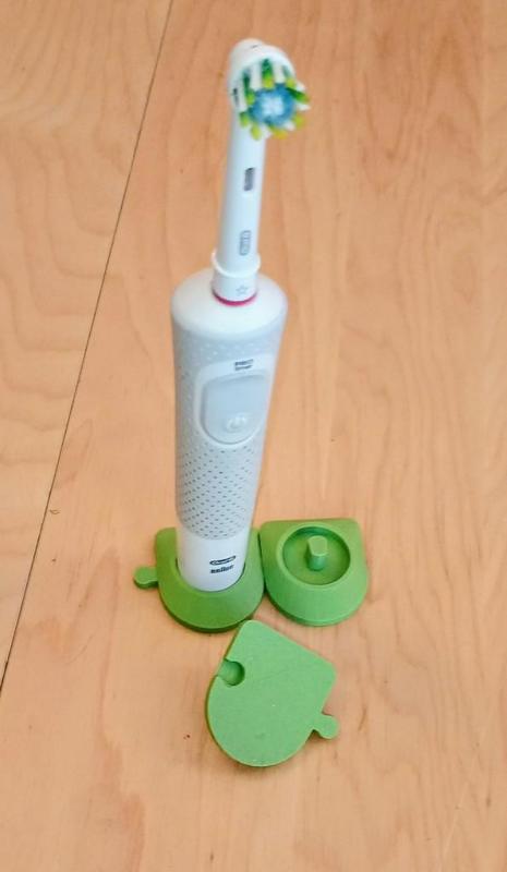 electric toothbrush holder puzzle