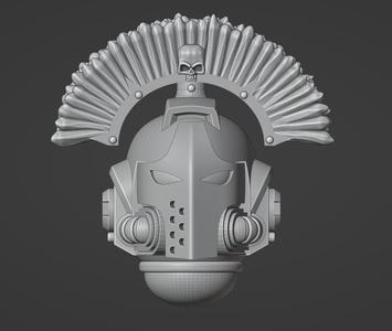 Prime Scale Veteran Helmet with Side Crest