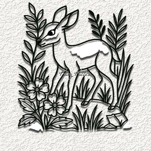 deer meadow wall art home decor