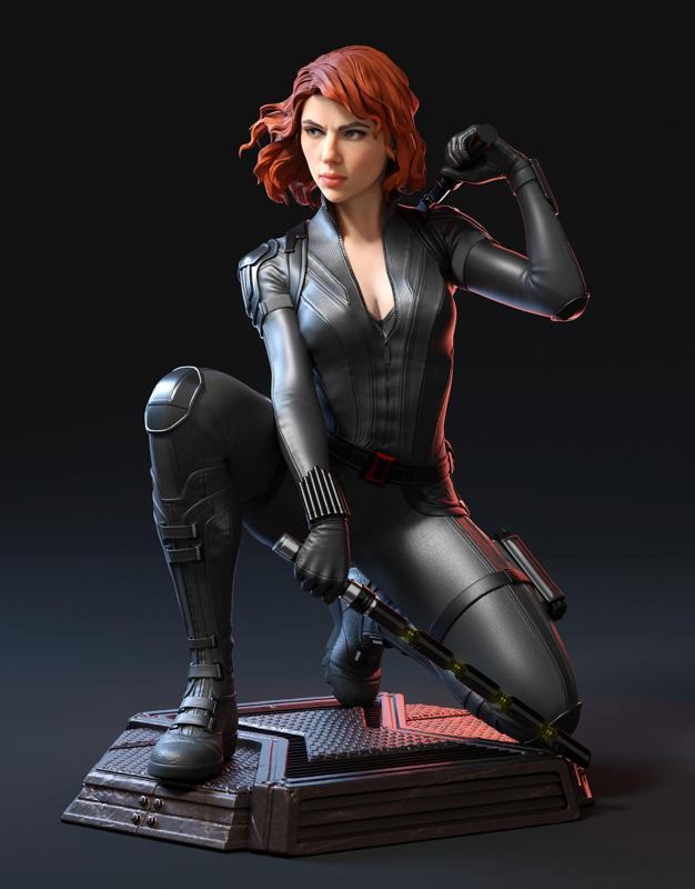 Fan Black Widow Printable Stl