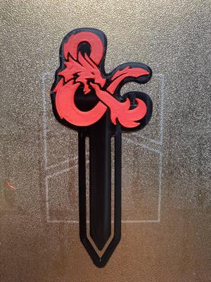 Dungeons and Dragons Bookmark D&D DnD