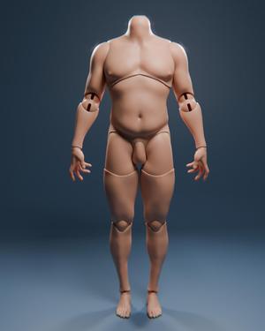 Bernard BJD doll body
