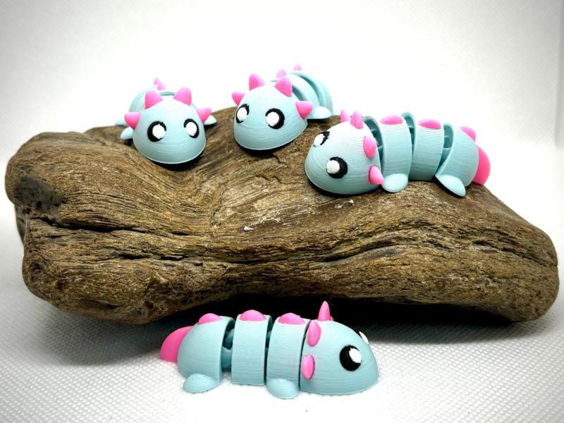 Articulated Cute Baby Axolotl