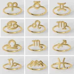 Zodiac Rings 3D Model Collection