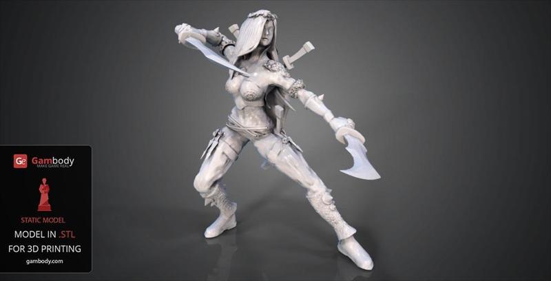 Katarina 3D Model STL | Static Model