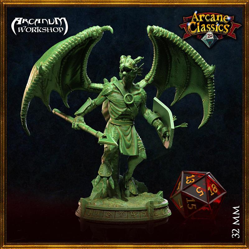 Kobold winged spearman (32mm)