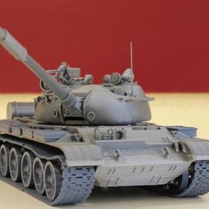 T-62 Tank 3D Printable Model | Assembly Model