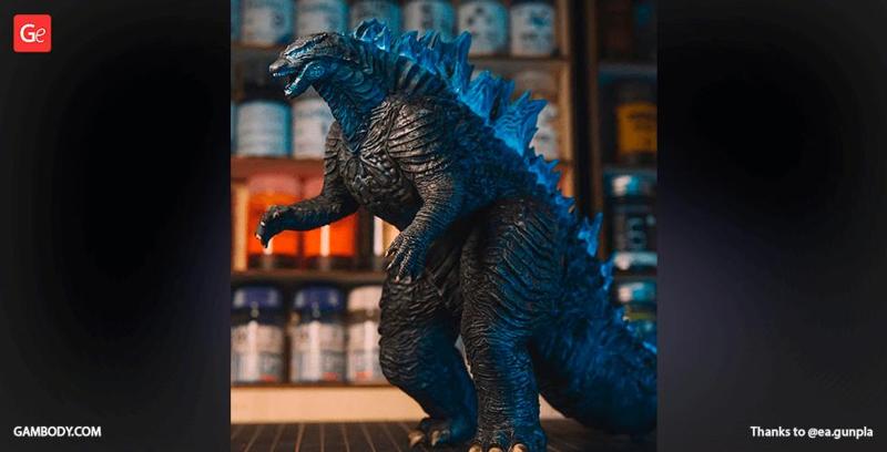 Godzilla 2014 3D Printing Figurine | Assembly