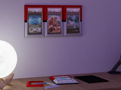 Pokeball PSA Wall Mount Graded Card Display Holder