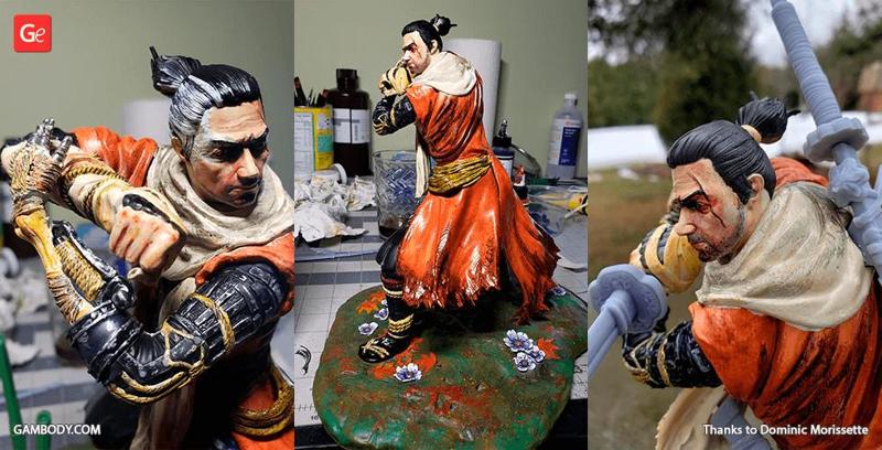 Sekiro 3D Printing Figurine | Assembly