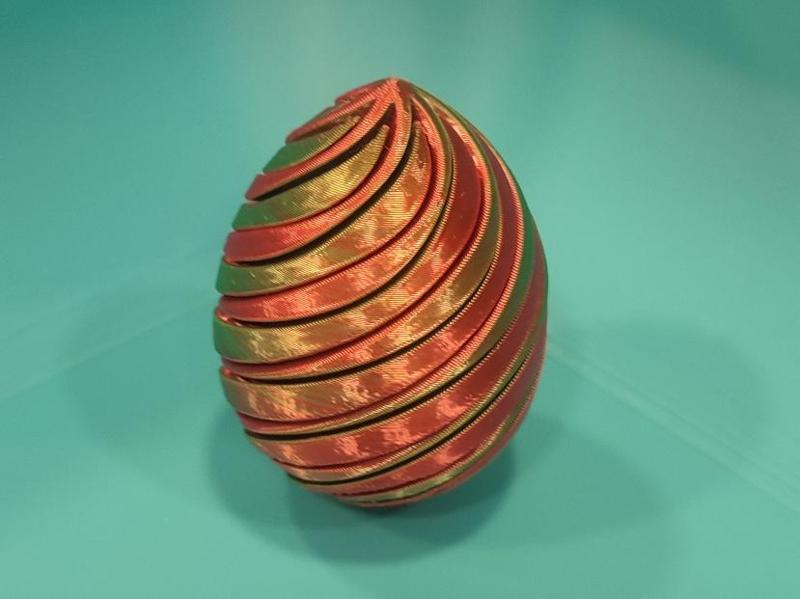 Spiral Passthrough Fidget Egg