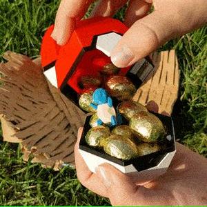 Pokeball Easter Egg Box Decoration