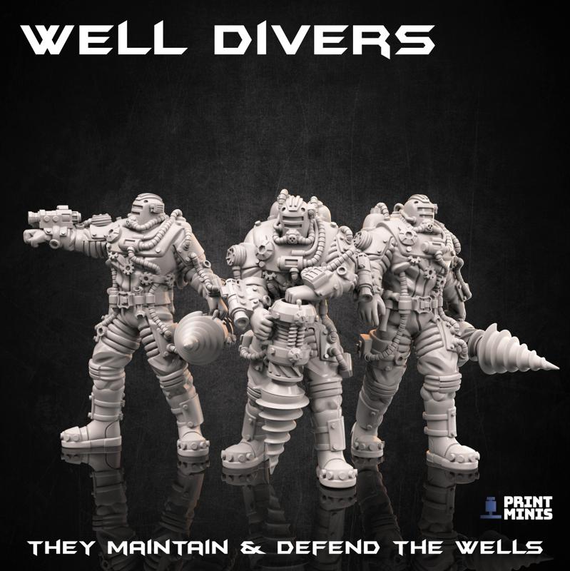 The Well Divers x3 – Dimozian Sands Collection