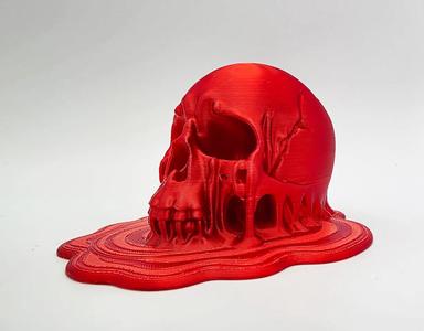 Melting Skull - No Supports   