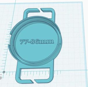 Lens cap holder 77-86mm Objektivdeckelhalter 77-86mm   