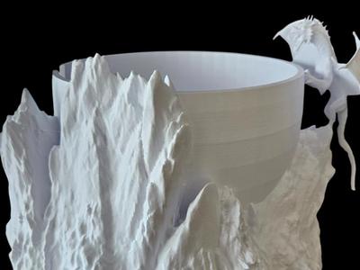 Dragon's Lair Yarn Bowl shorter