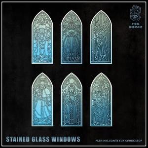 Stained glass windows