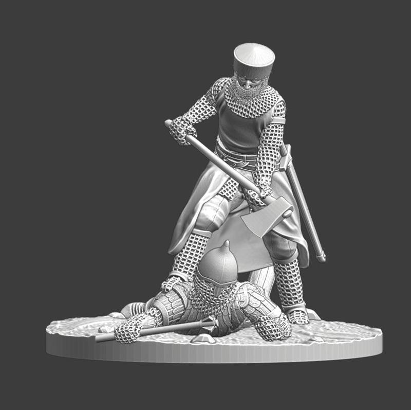 Stay down  – Medieval diorama