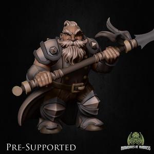 Robur Bonebreaker [PRE-SUPPORTED] Dwarf Fighter