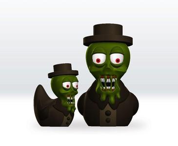 The Gaslight District Duck Mud STL file 3D Model Character