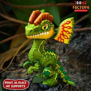 PRINT IN PLACE FLEXI DILOPHOSAURUS