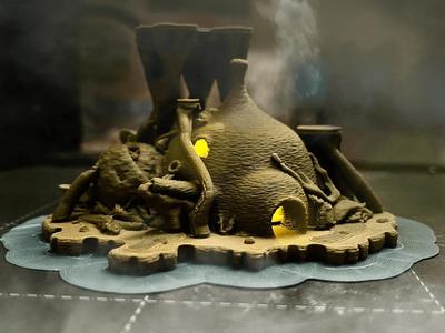 Yoda’s Hut in Dagobah – Star Wars