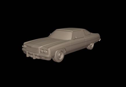 chevrolet caprice classic 1975 3d print model