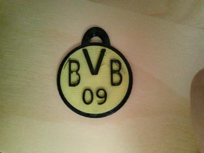 Borussia Dortmund Logo Keychain