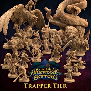 The Critterfolk of Bluewoods Barrows  | Trapper Tier | PRESUPPORTED