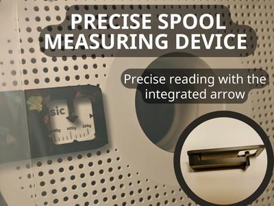 Precise Filament Spool Measuring Device - Meter