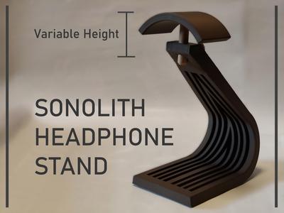 SONOLITH – Height Adjustable Headphone Stand