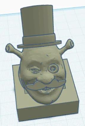 Shrek but a gentleman
