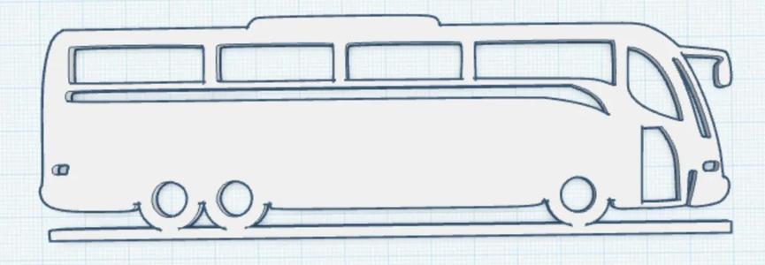 Bus topper / wallart keychan