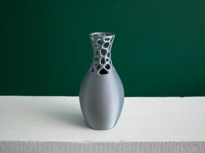 Voronoi Vase for Dried Flowers, Elegant Decoration Vase