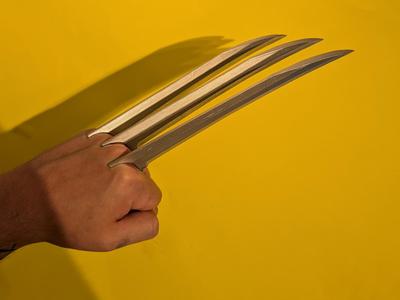 Wolverine Claws with custom fitment grip