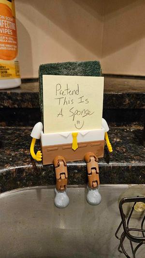 Flexi Sponge Bob Sponge Caddy