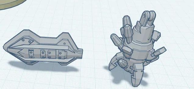 Hunter shield and gun for Dummy 13