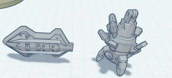 Hunter shield and gun for Dummy 13