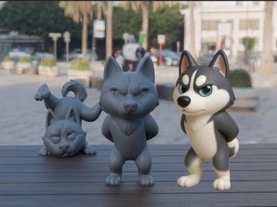 A Serious Husky
