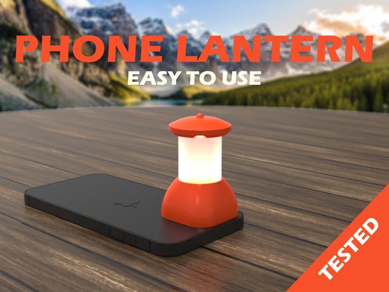 PHONE LANTERN – CAMPING LIGHT – (Tested)