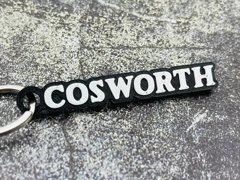 Cosworth Logo Keychain