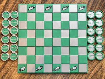 Philadelphia Eagles Checkerboard