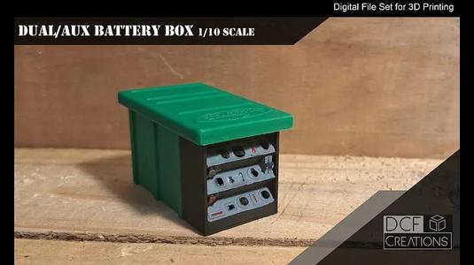Scale Dual Battery Box