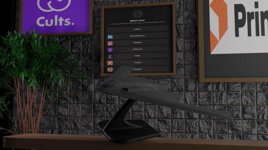 B-2 Spirit – 3D Printed Stealth Bomber Model   