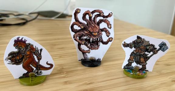 Magnet Paper Mini Base   